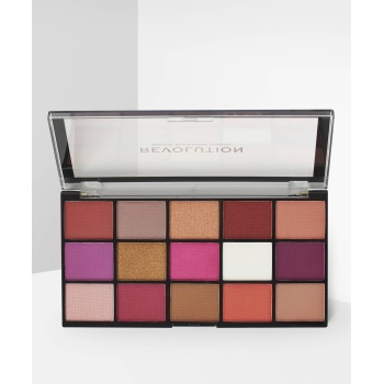 MAKEUP REVOLUTION RE-LOADED PALETTE RED ALERT PALETA CIENI DO POWIEK